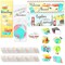 Bright Creations Travel Theme Classroom Jobs Bulletin Board Set - Travel Classroom Theme Borders & Bulletin Board Cutouts - Glossy Paper, 42 Pieces, 8 Borders, 4 Banners & 30 Die-Cuts